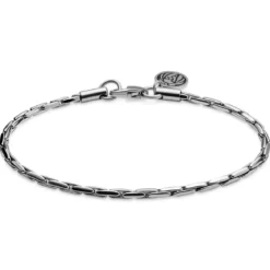 Essentials | 3 mm srebrzysta bransoletka kostka
