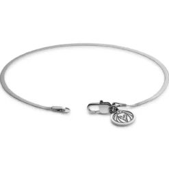 Essentials | 2 mm srebrzysta bransoletka jodełka