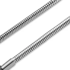 Essentials | 3 mm srebrzysta bransoletka wężyk