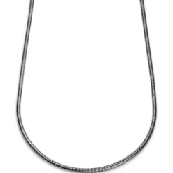 Essentials | 4 mm srebrzysty naszyjnik wężyk