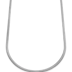 Essentials | 4 mm srebrzysty naszyjnik jodełka