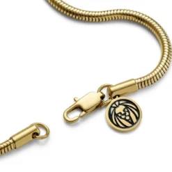 Essentials | 3 mm złocista bransoletka wężyk