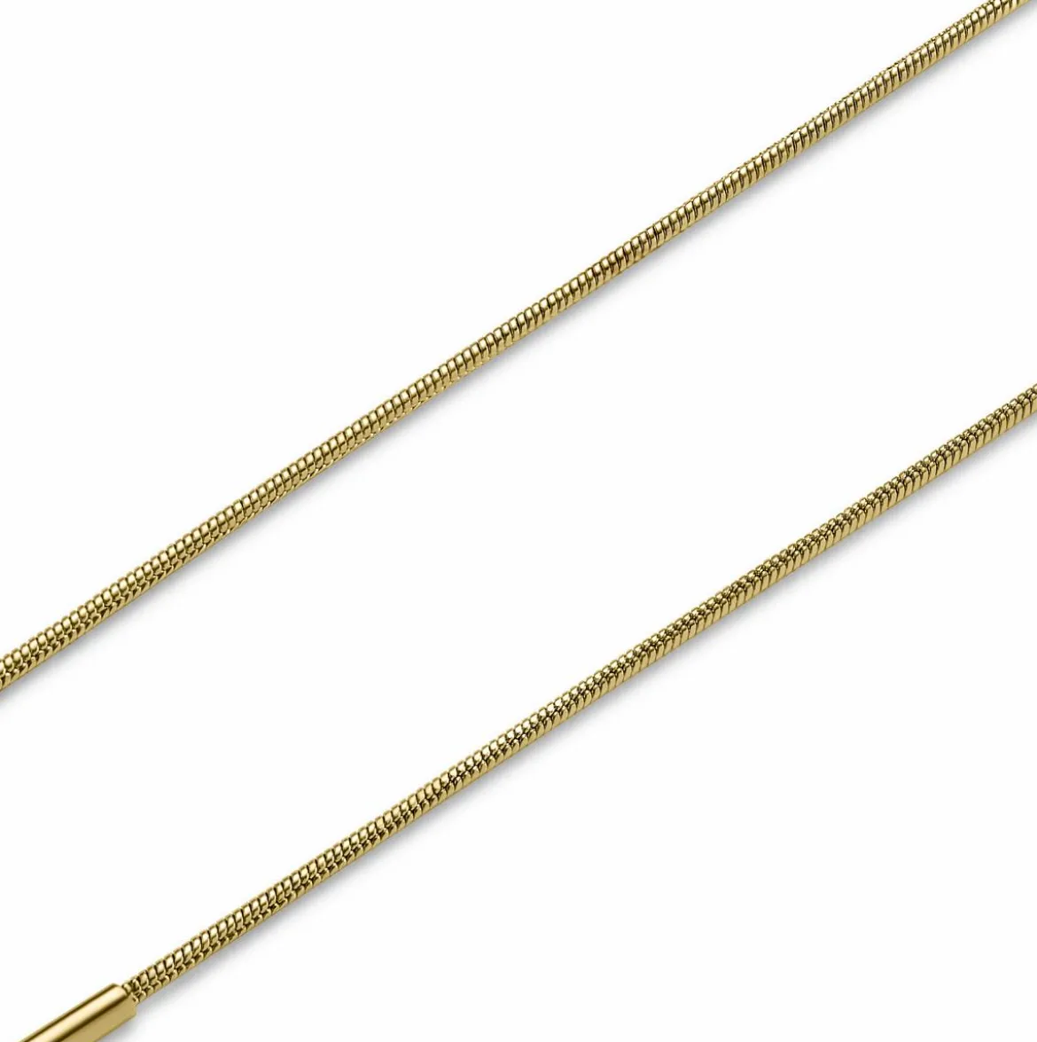 Essentials | 1 mm złocista bransoletka wężyk