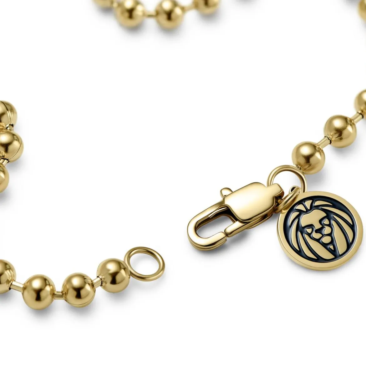 Essentials | 4 mm złocista bransoletka łańcuszkowa kulkowa