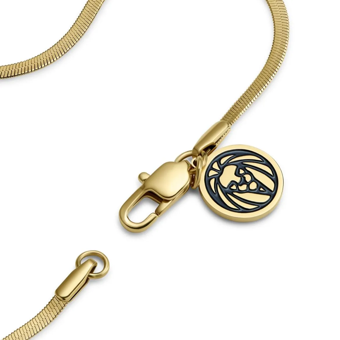 Essentials | 2 mm złocista bransoletka jodełka