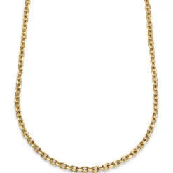 Essentials | 6 mm złocisty naszyjnik kabelkowy