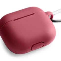 Etui na AirPods Gen 3 | Ciemnoczerwone | Silikon