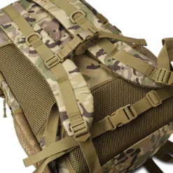 Expedition | Taktyczny plecak kamuflażowy wielokomorowy 35L, w kolorze wojskowe khaki z panelem na naszywki
