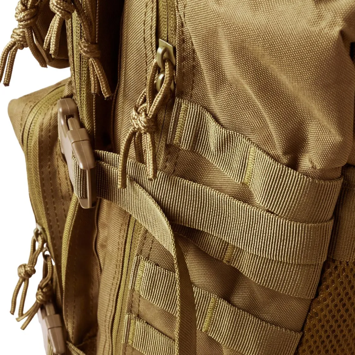 Expedition | Taktyczny plecak 40L w kolorze piaskowym z panelem na naszywki