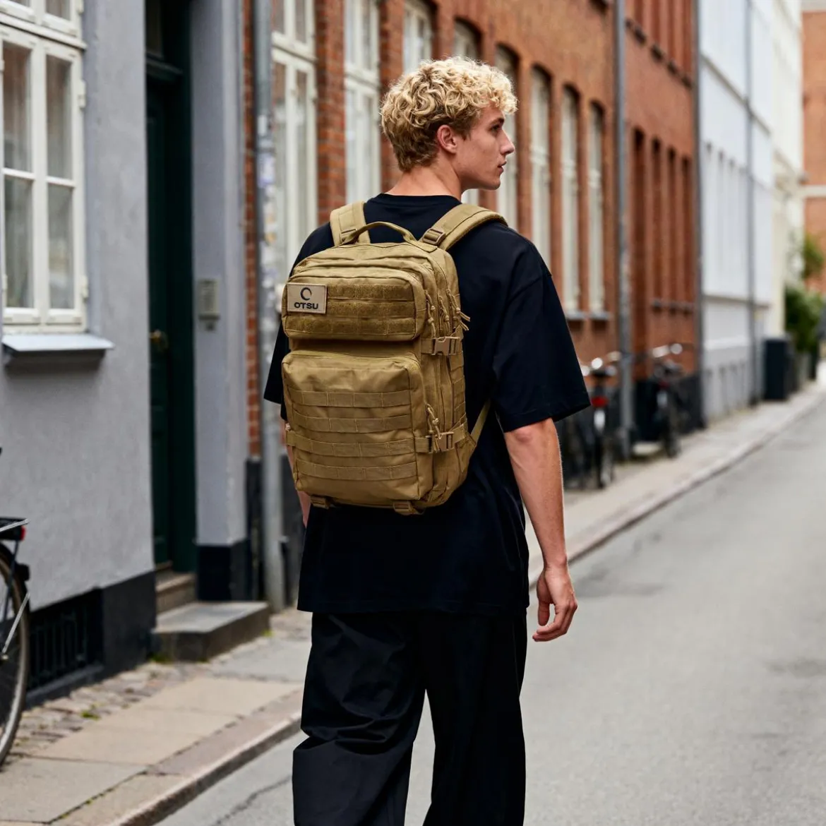 Expedition | Taktyczny plecak 40L w kolorze piaskowym z panelem na naszywki