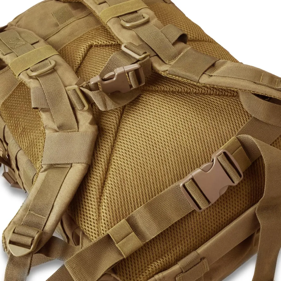 Expedition | Taktyczny plecak 40L w kolorze piaskowym z panelem na naszywki