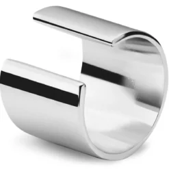 Helix | 10 mm srebrzysty mankiet do uszu