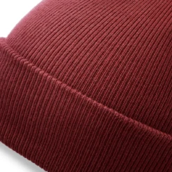 Hiems | Bordowa czapka beanie z bawełny z recyklingu