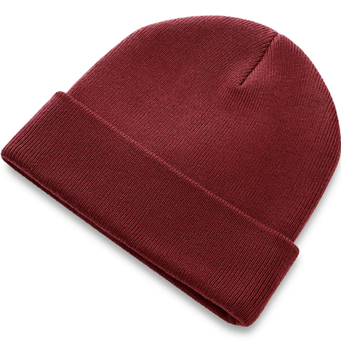 Hiems | Bordowa czapka beanie z bawełny z recyklingu