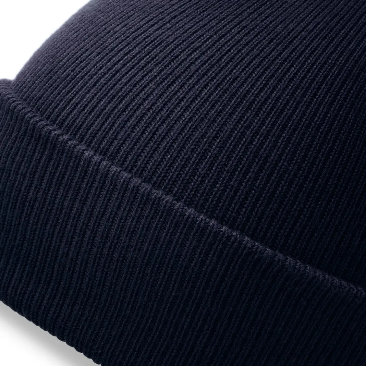 Hiems | Granatowa czapka beanie z bawełny z recyklingu