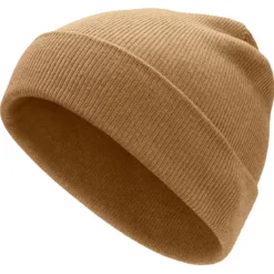 Hiems | Piaskowa czapka beanie z bawełny z recyklingu