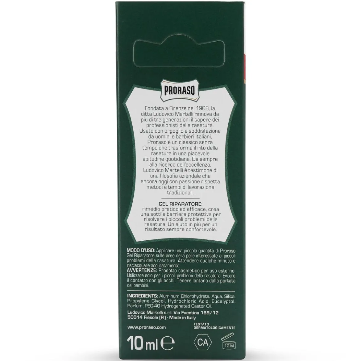 Kojący żel do skóry twarzy po goleniu 10 ml