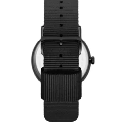 Kronos | Czarny zegarek outdoorowy z czarnym paskiem nylonowym