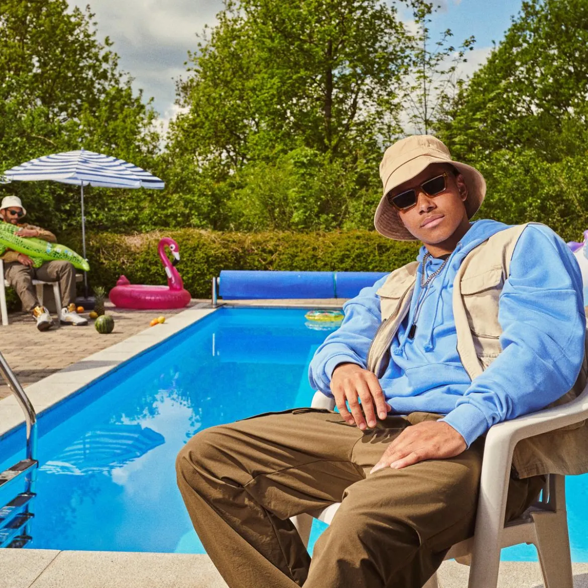 Lacuna | Piaskowy bawełniany kapelusz bucket hat