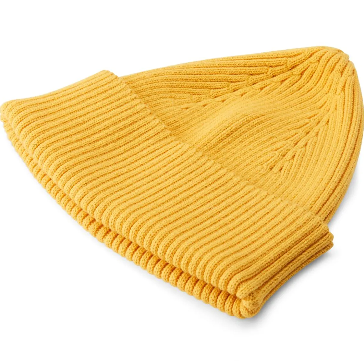 Lekka żółta beanie z bawełny organicznej Kevin Kite