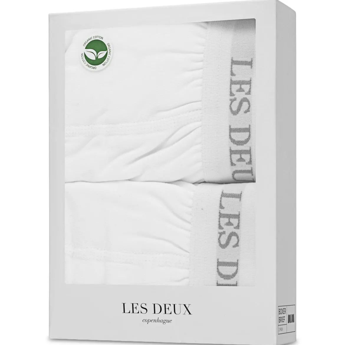 Les Deux | Białe bokserki Warren 2-pack