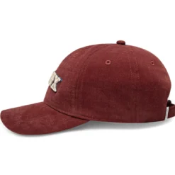 Les Deux | Ceglastoczerwona czapka z daszkiem Dad Cap z logo
