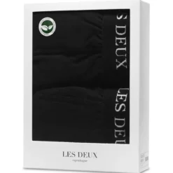Les Deux | Czarne bokserki Warren 2-pack