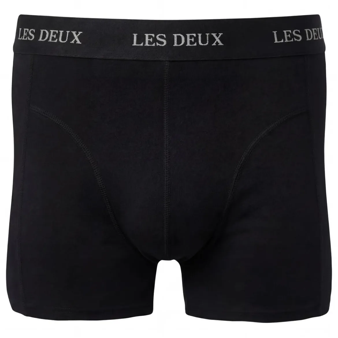 Les Deux | Czarne bokserki Warren 2-pack