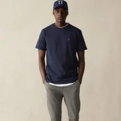 Les Deux | Granatowa czapka z daszkiem Baseball Cap Suede II