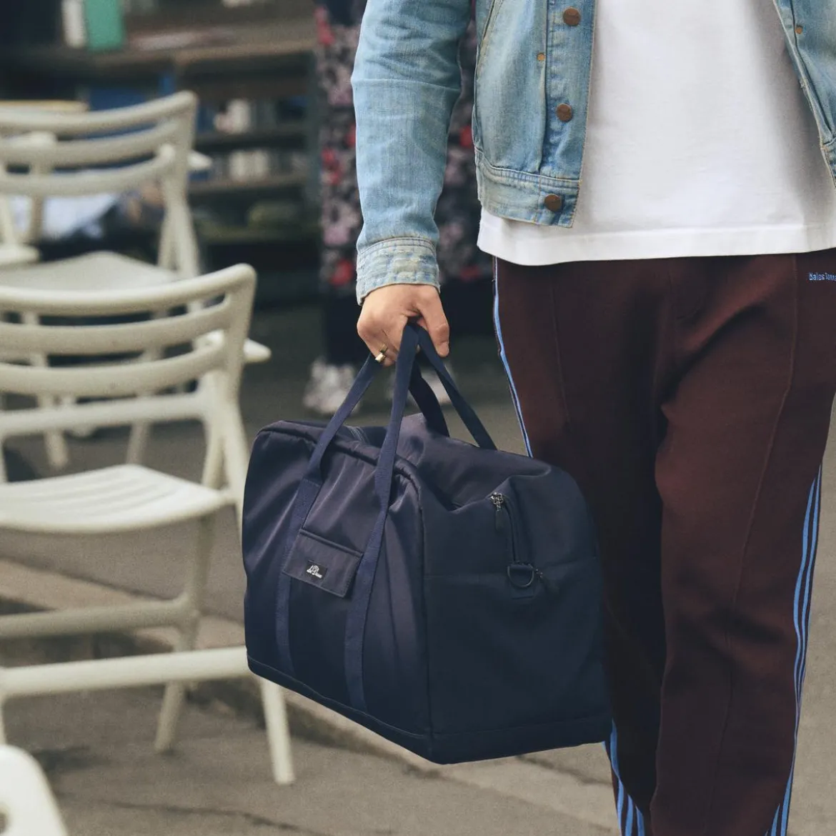 Les Deux | Granatowa torba sportowa Hubert Tech Gym Bag