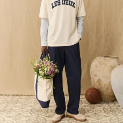 Les Deux | Kremowa torba tote Timon