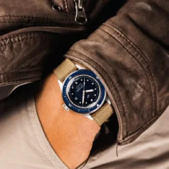 1956 Marine Automatic | Stal chirurgiczna i niebieski