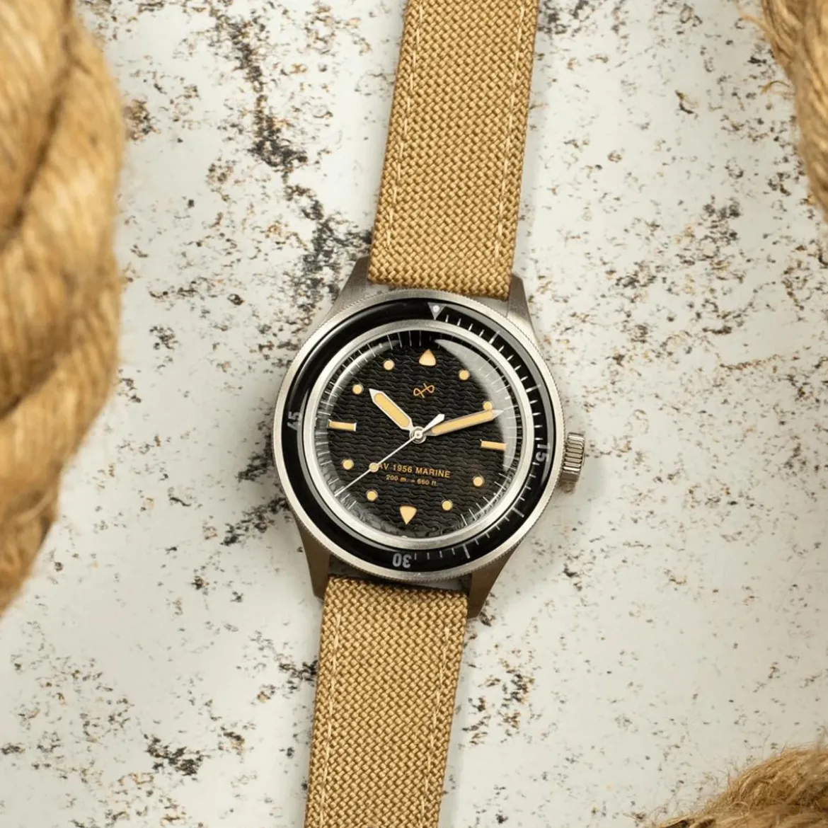 1956 Marine | Stal chirurgiczna i czarny