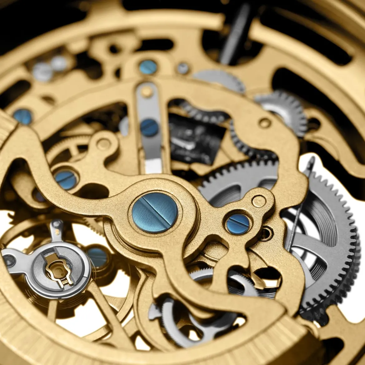 Mechaniczny zegarek kieszonkowy z widocznym mechanizmem Sigfred Agito