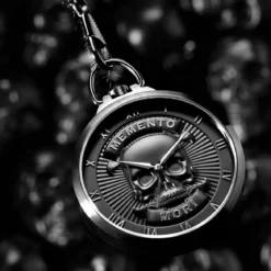 Memento Mori | Zegarek kieszonkowy z czaszką