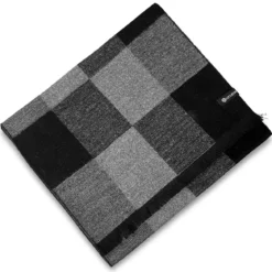 Metro | Szaro-czarny szalik wizytowy w kratę