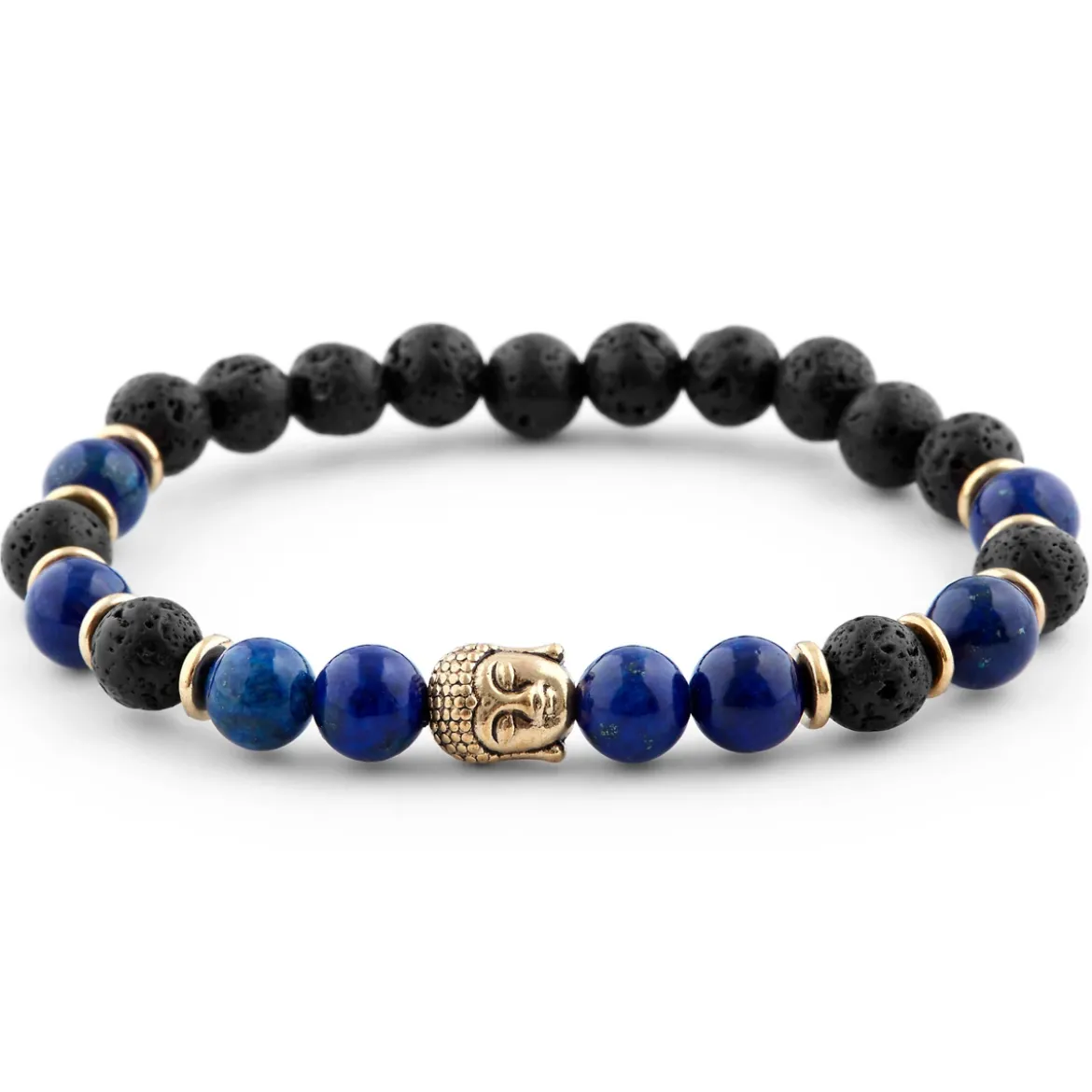 8 mm bransoletka z lapis lazuli ku czci Buddy