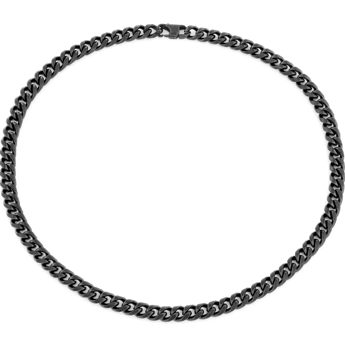 8 mm czarny naszyjnik łańcuszkowy