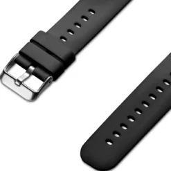 22mm czarny silikonowy pasek do zegarka Surge – szybka wymiana