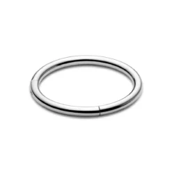 6 mm srebrzysty piercing kółko ze stali chirurgicznej