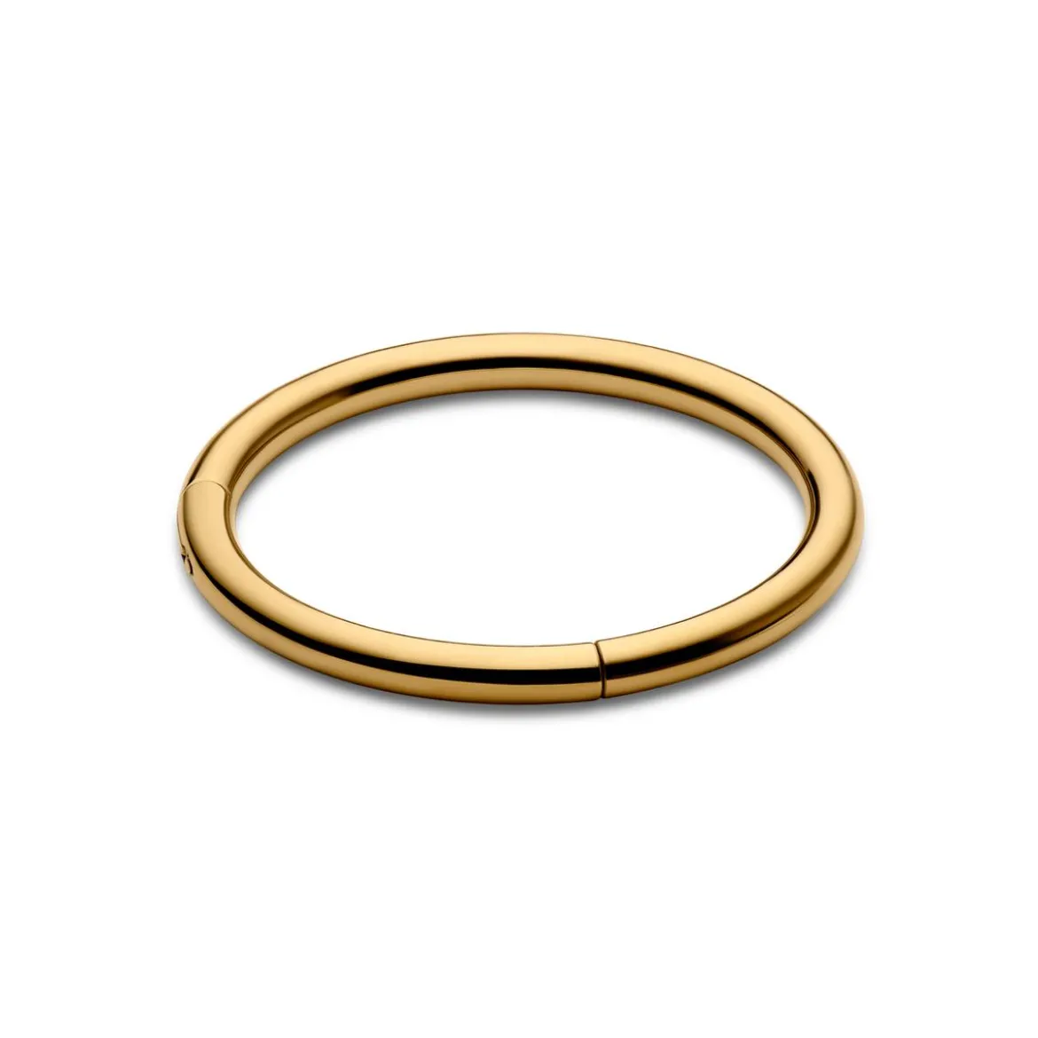 6 mm złocisty piercing kółko