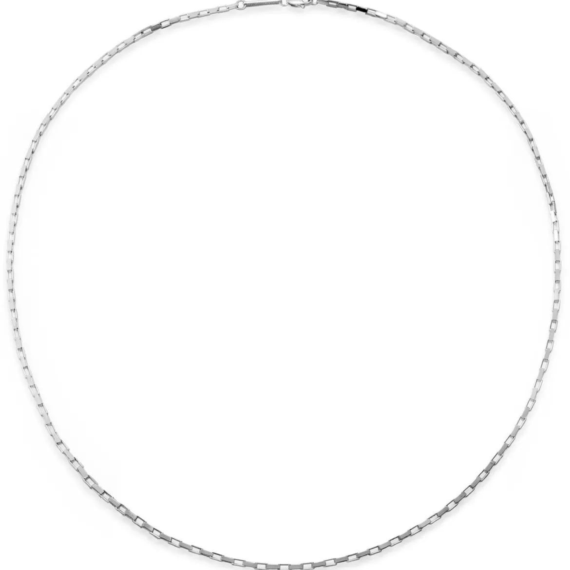 New Classics | 2 mm naszyjnik typu cable ze stali nierdzewnej w srebrnym kolorze