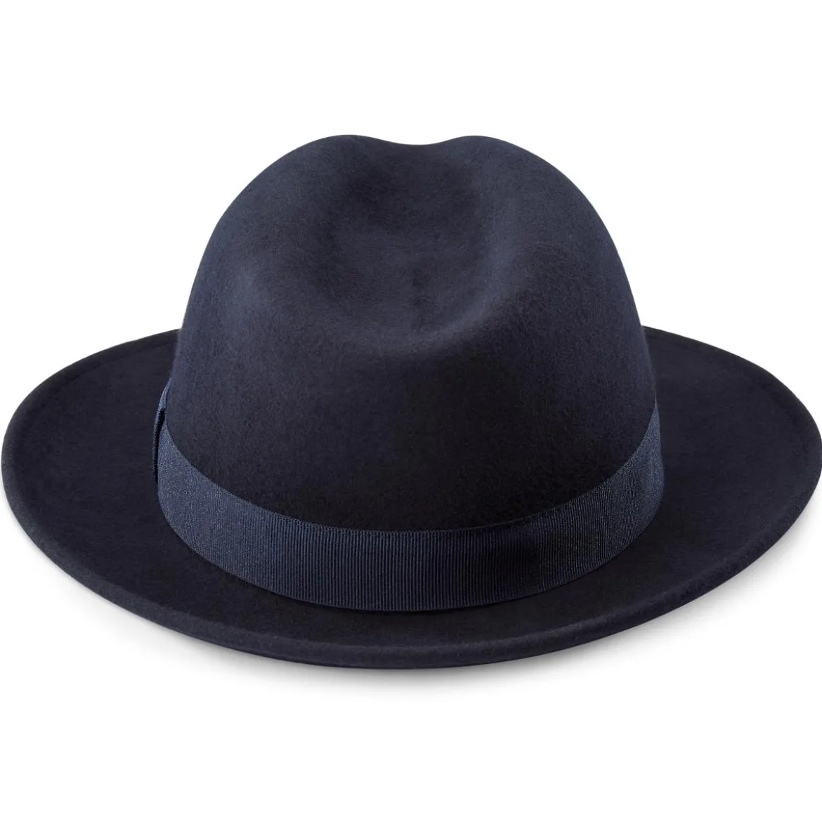 Niebieski wełniany kapelusz fedora Alessandria Fido