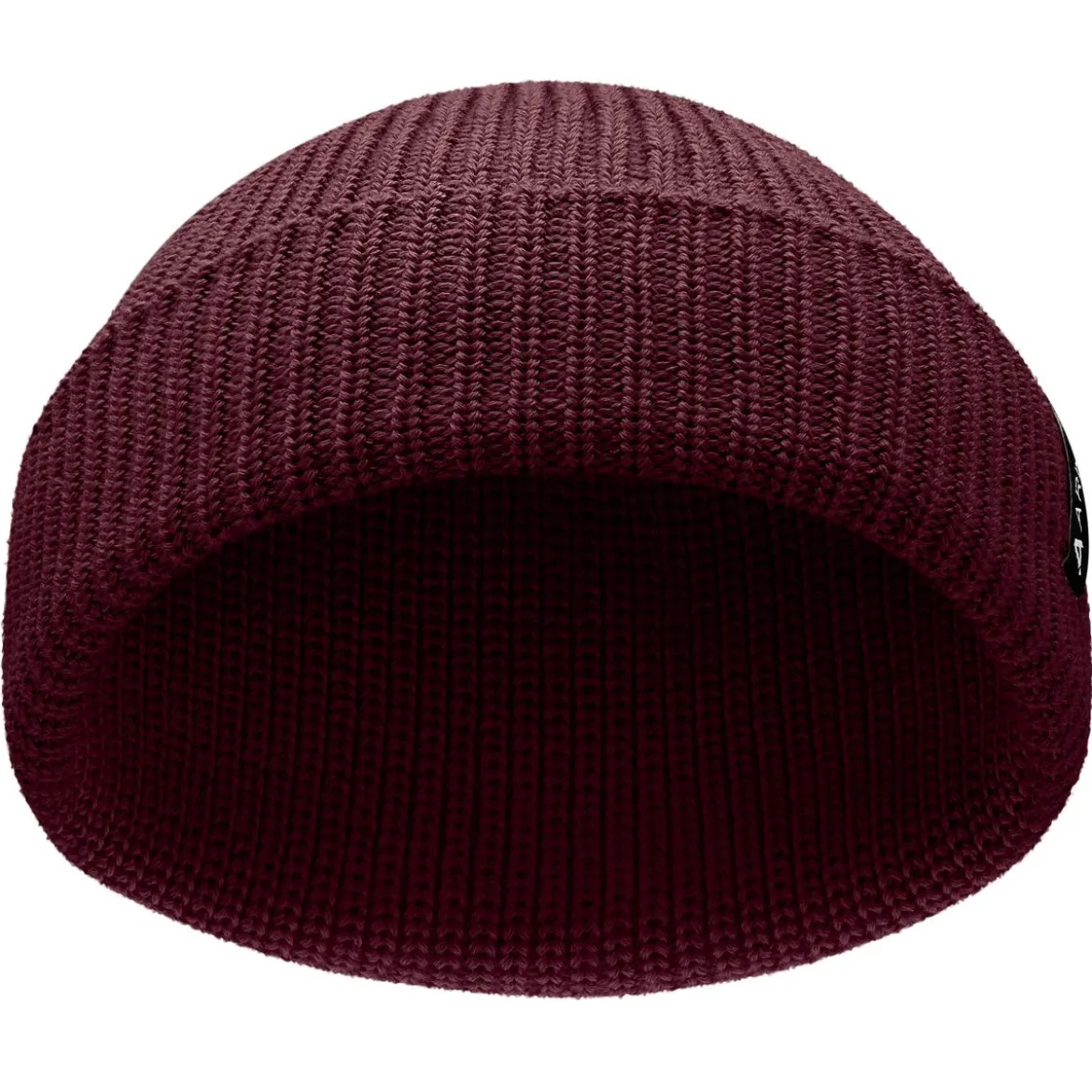 Nordic | Bordowa czapka beanie rybacka z poliestru