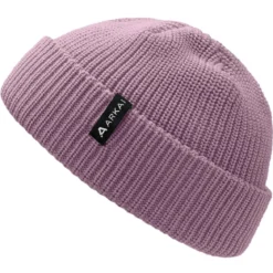Nordic | Fioletowa czapka beanie rybacka z poliestru