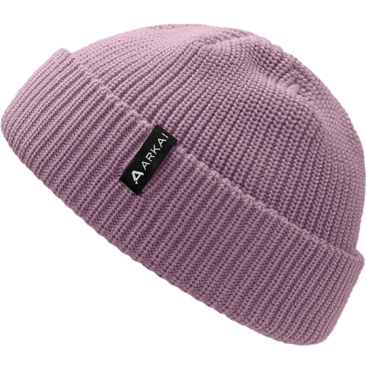 Nordic | Fioletowa czapka beanie rybacka z poliestru