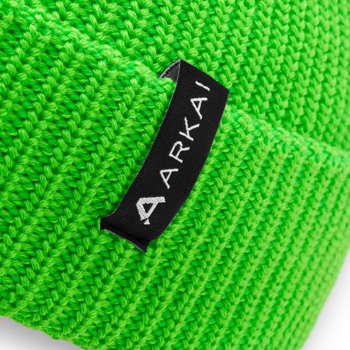 Nordic | Zielona czapka beanie rybacka z poliestru