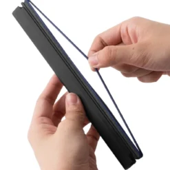 NOTA. WORK | Modułowy notebook z czarnej matowej skóry z recyklingu