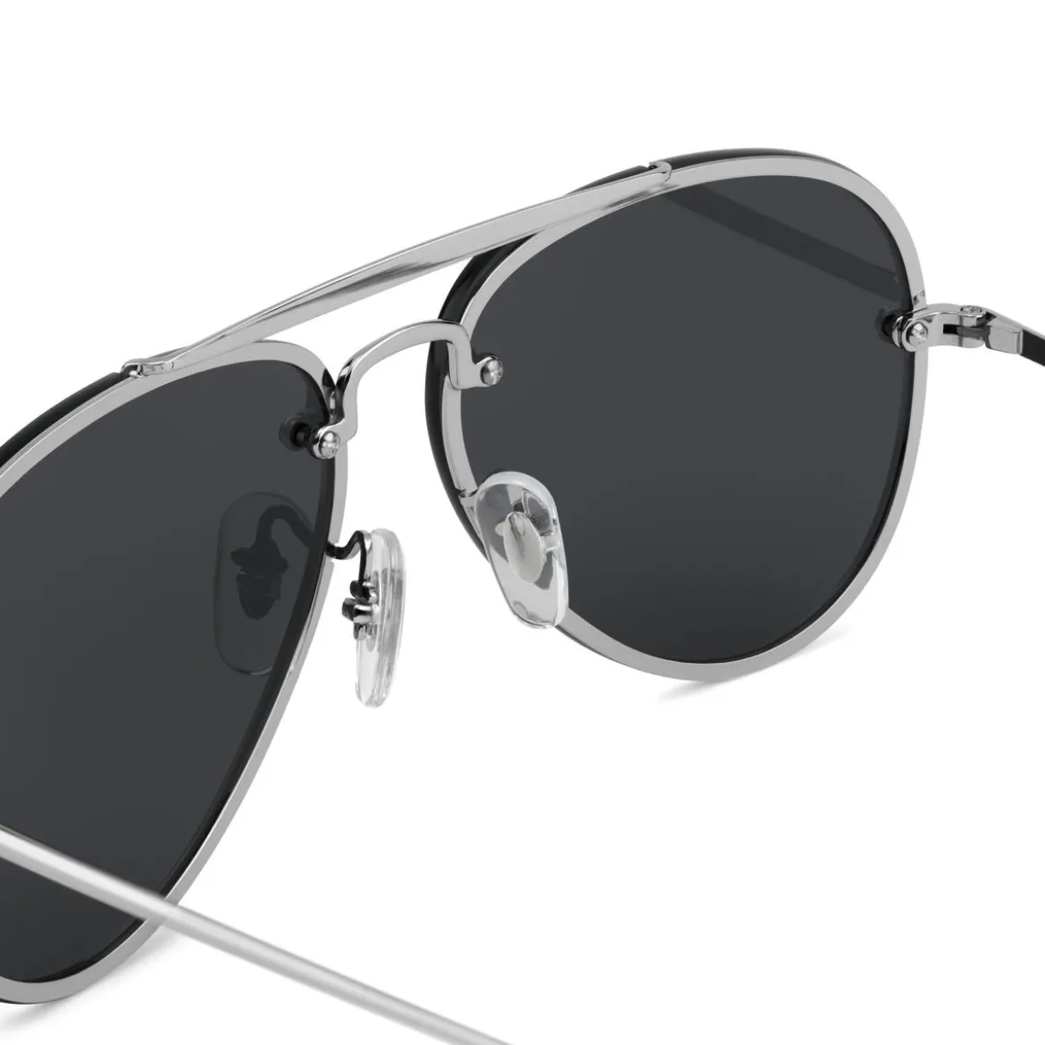 Occasus | Czarne gradientowe okulary przeciwsłoneczne aviator