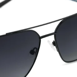Occasus | Niebieskie kwadratowe polaryzacyjne okulary przeciwsłoneczne aviator